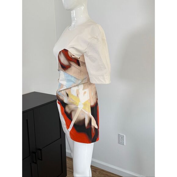 Significant Other Astryd Floral Stretch-Cotton Minidress US size 4 - Picture 8 of 12